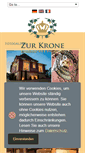 Mobile Screenshot of krone-gottenheim.de